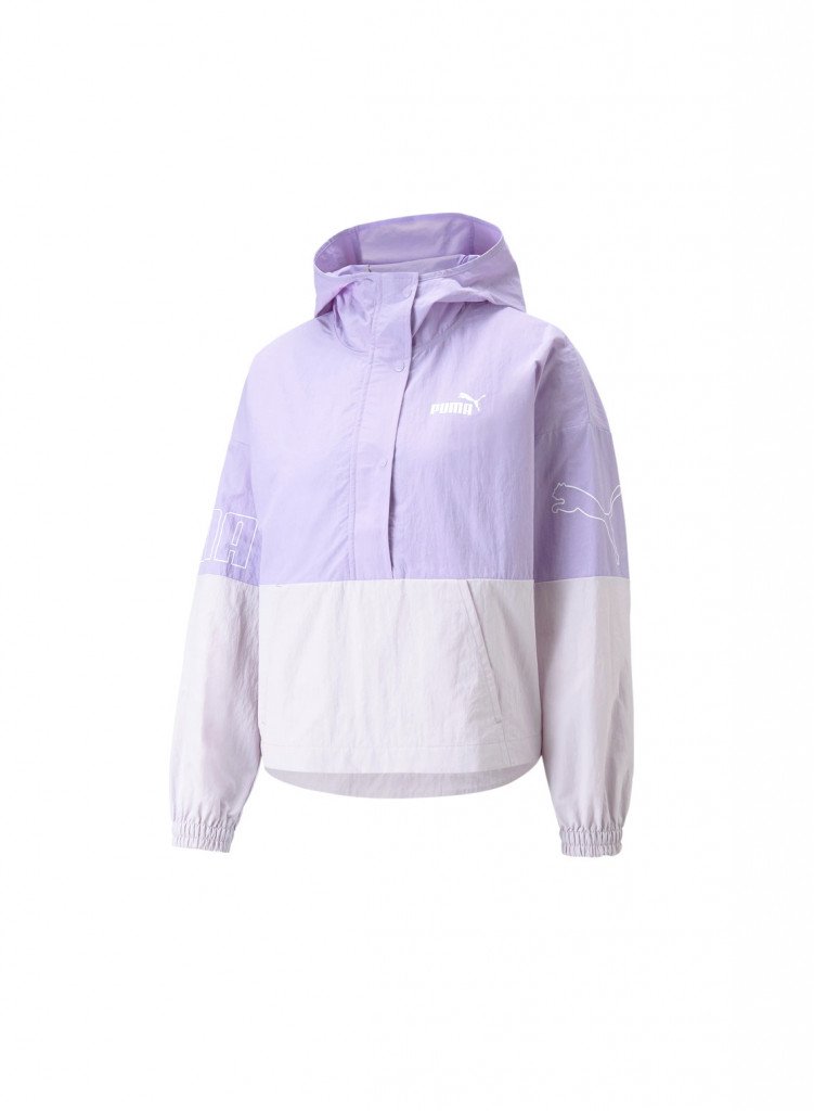Jacheta puma puma power hooded 1/2 zip windbreaker 673255-25