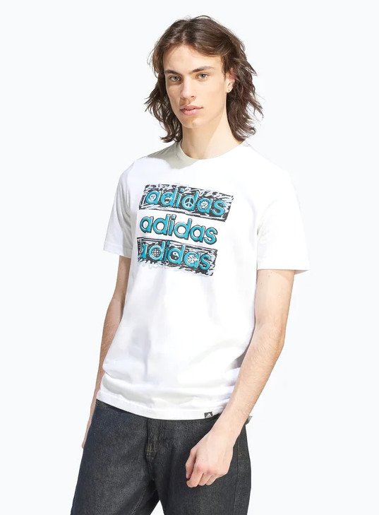 Tricou ADIDAS m doodle mlt t hy1338 - Bodosport.ro