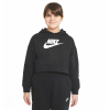 Hanorac nike g nsw club ft crop hoodie hbr dc7210-010