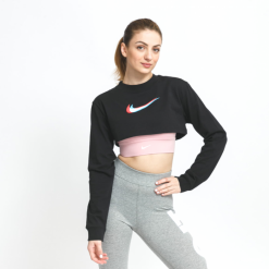 Top w nsw top ls crop prnt dj4122-010