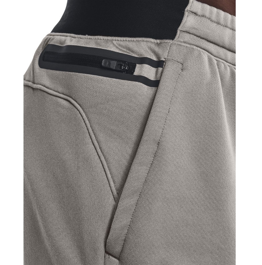 Pantaloni under armour armour terry evltn jogger 1366483-066 - imagine 3