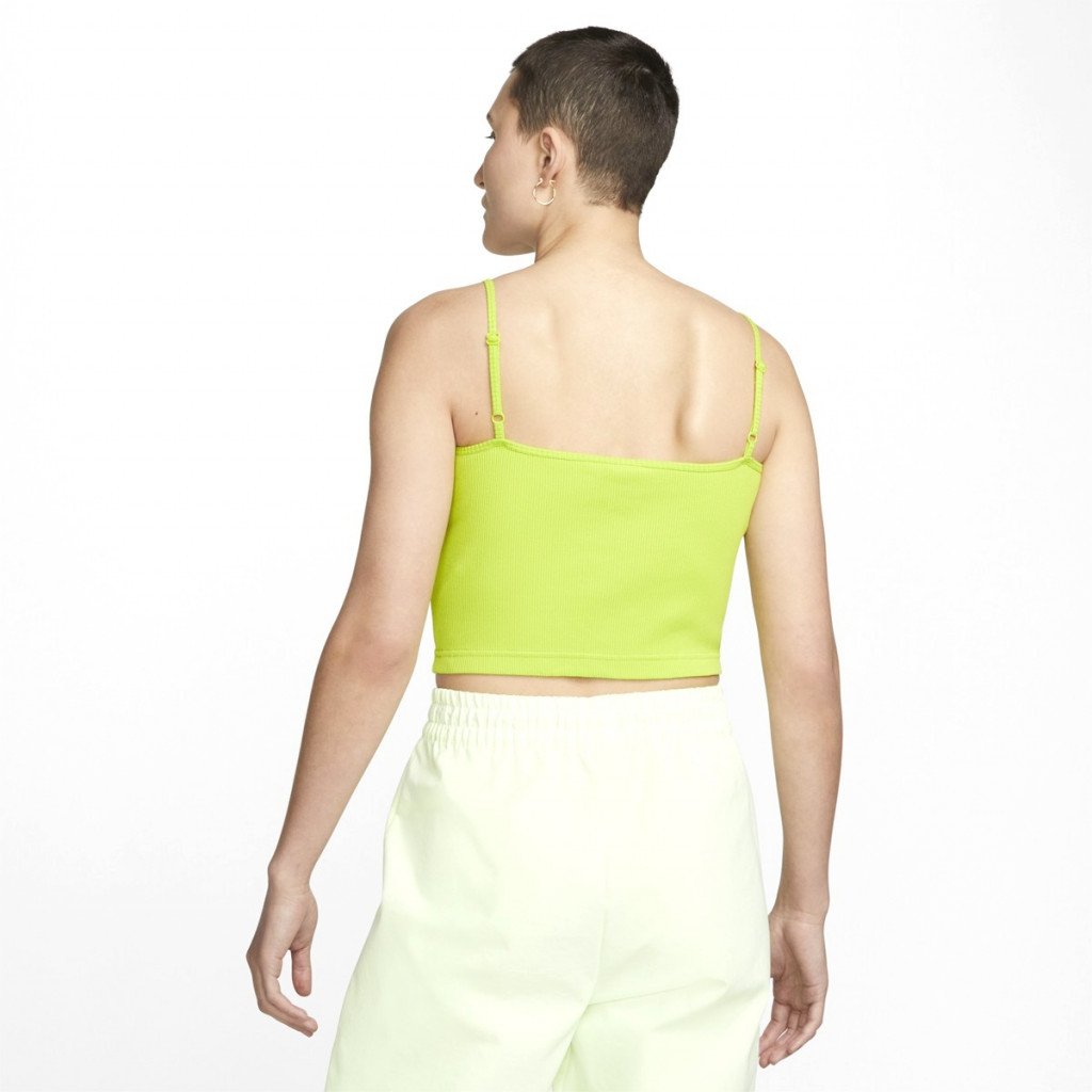 Tricou nike w nsw essntl rib crop top dm6737-321 - imagine 2