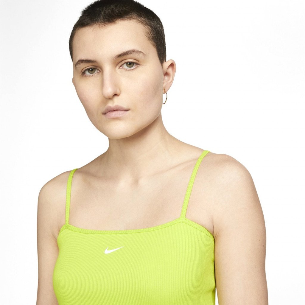 Tricou nike w nsw essntl rib crop top dm6737-321 - imagine 3