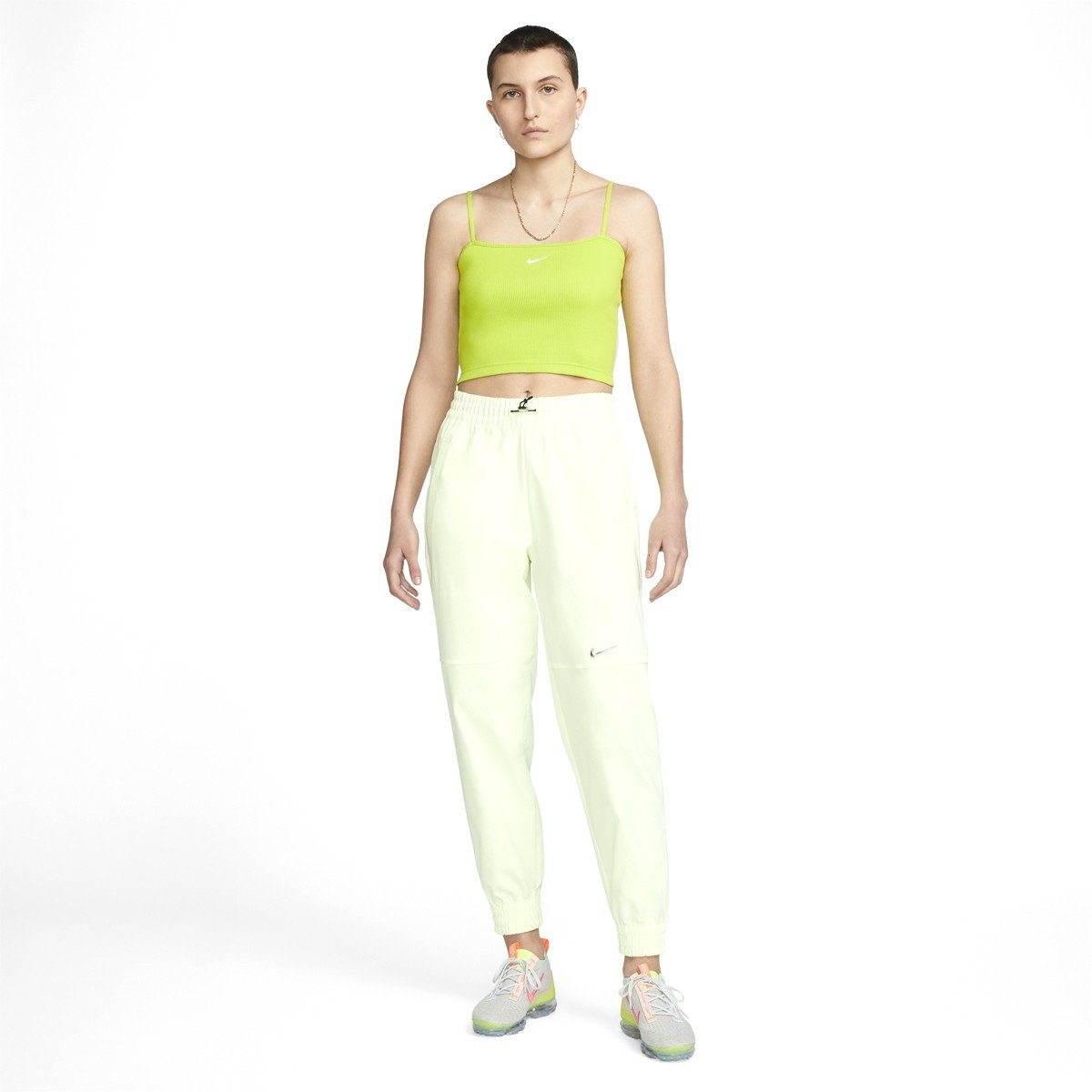 Tricou nike w nsw essntl rib crop top dm6737-321 - imagine 4