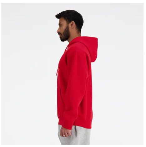 Hanorac New Balance Shirt Stacked Logo French Terry Hoodie MT41501-TRE