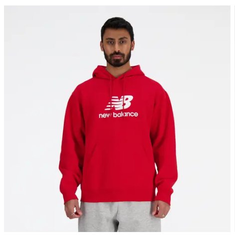 Hanorac New Balance Shirt Stacked Logo French Terry Hoodie MT41501-TRE