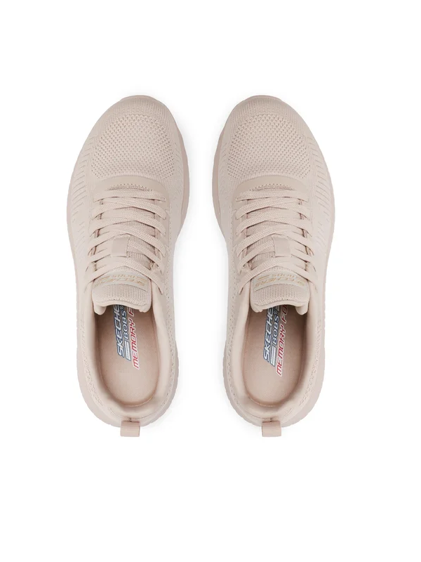 Pantofi Skechers bobs squad chaos - f 117209-nude