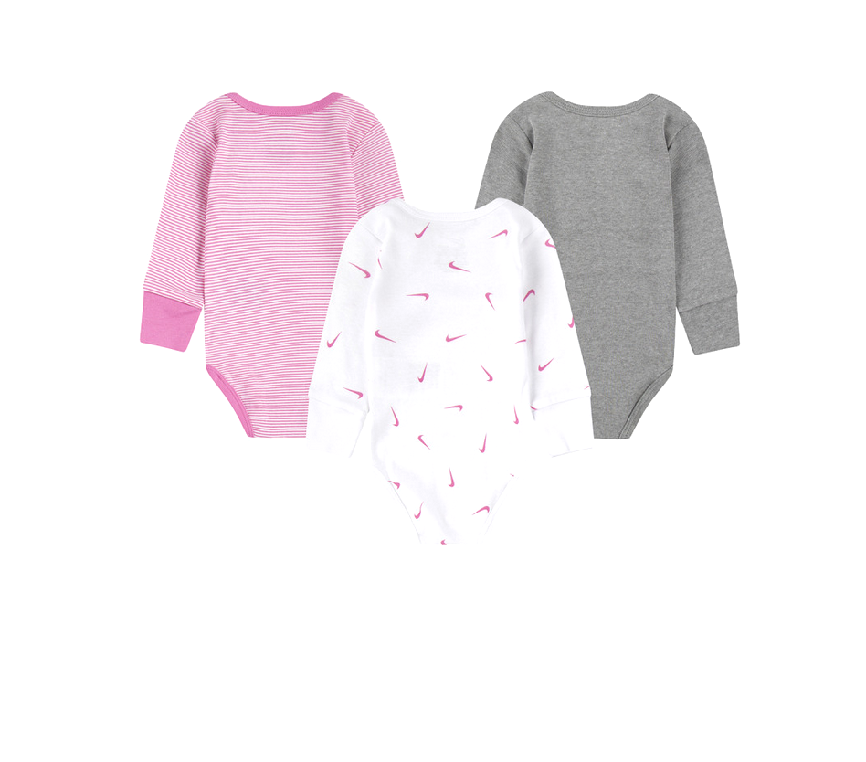 Set body Nike baby essentials 3pk ls bs 56m164-w7s