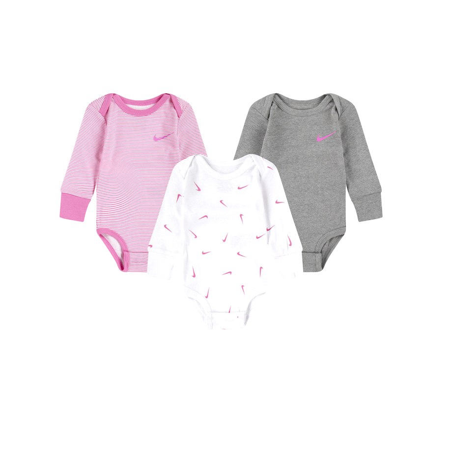 Set body Nike baby essentials 3pk ls bs 56m164-w7s