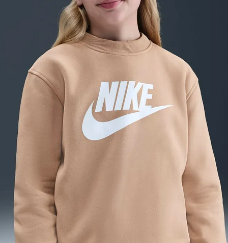 Bluza Nike k nsw club flc crew ls hbr fd2992-200