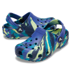 Saboti crocs classic marbled kids clog t 206838 206838-4rr